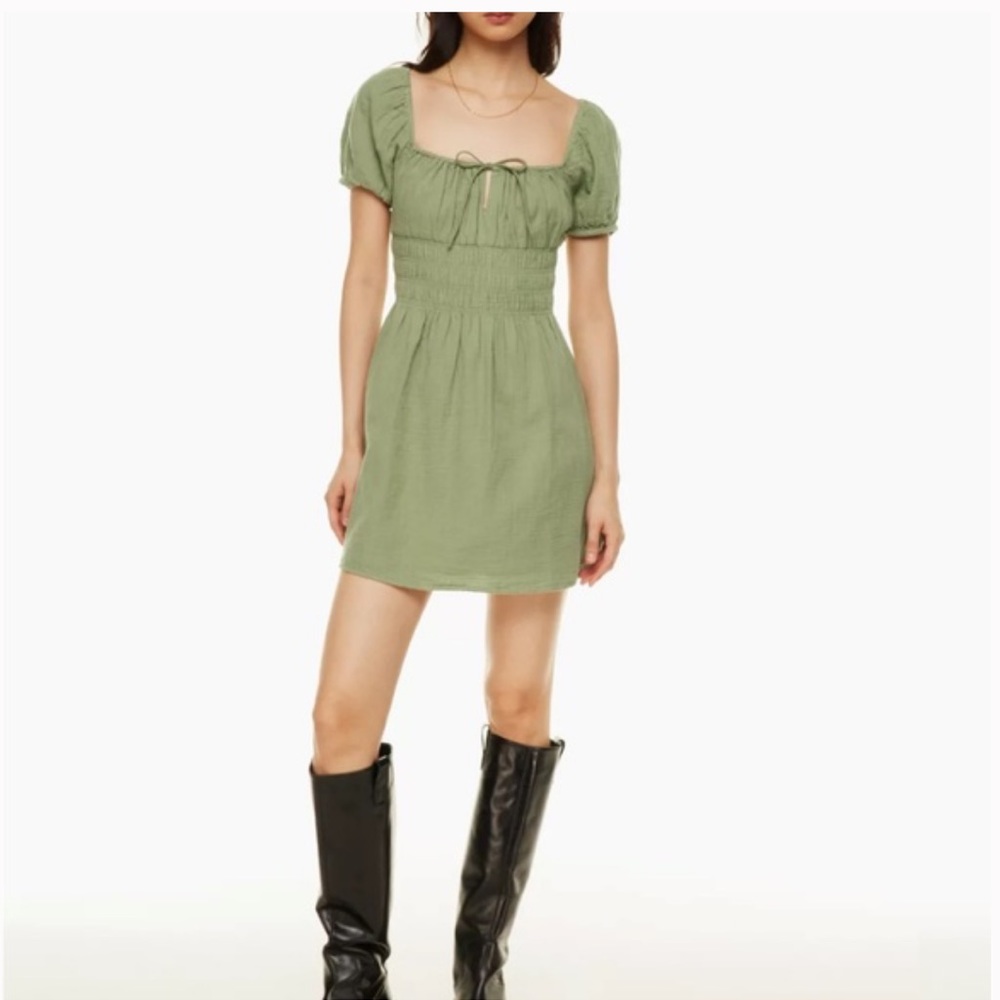 Aritzia Sunday Best Kay Dress - Sage Green